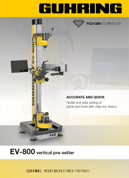 Catálogo EV 800 Vertical PRE Setter